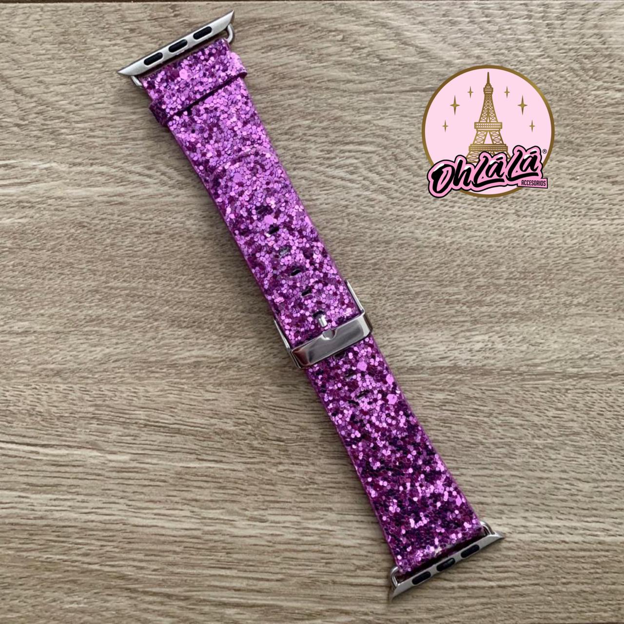 • Correa brillos Morada