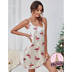 Pijama vestido flamingo 🦩 