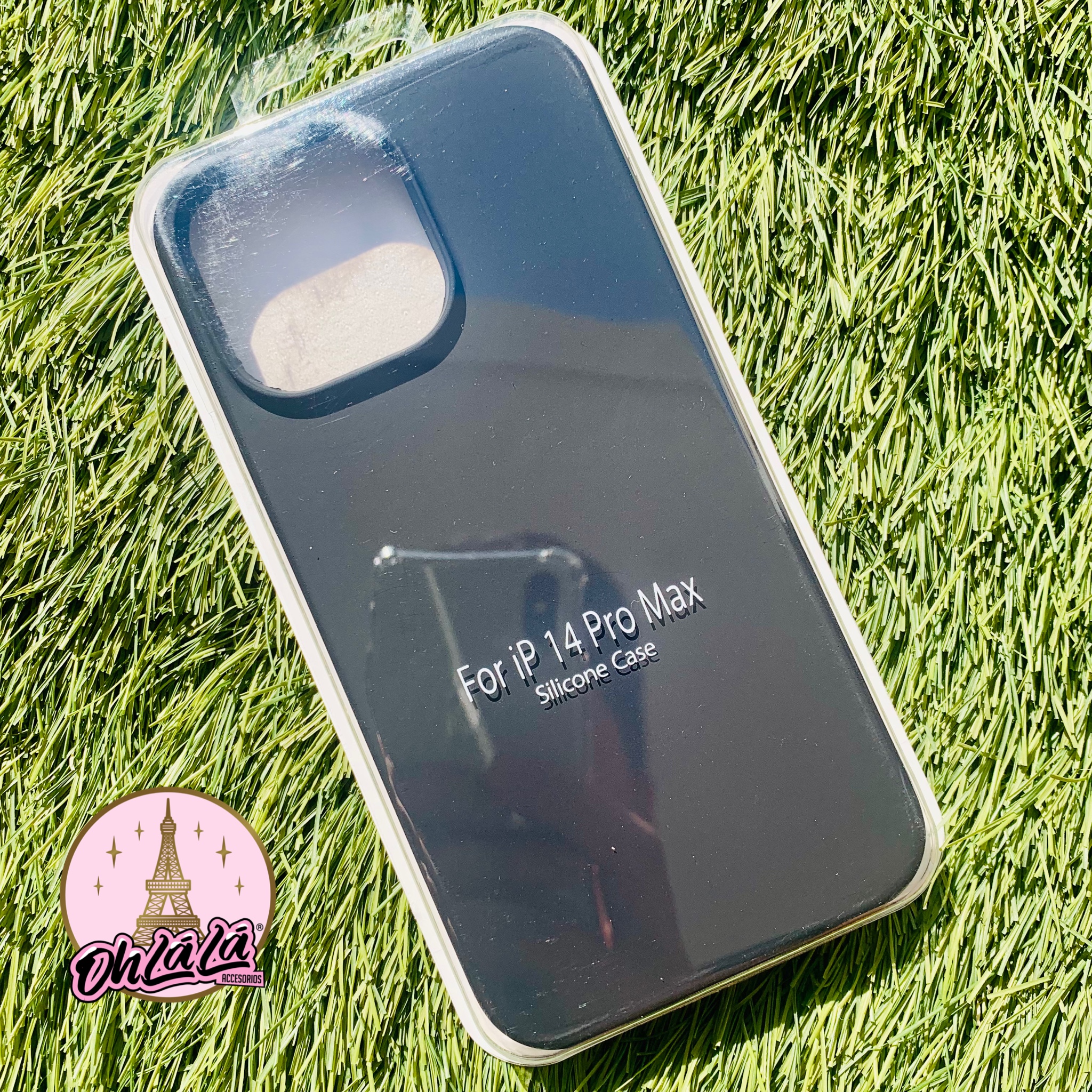 Carcasa Silicona iPhone 14 Pro Max - Negro / iPhone 14 Pro Max