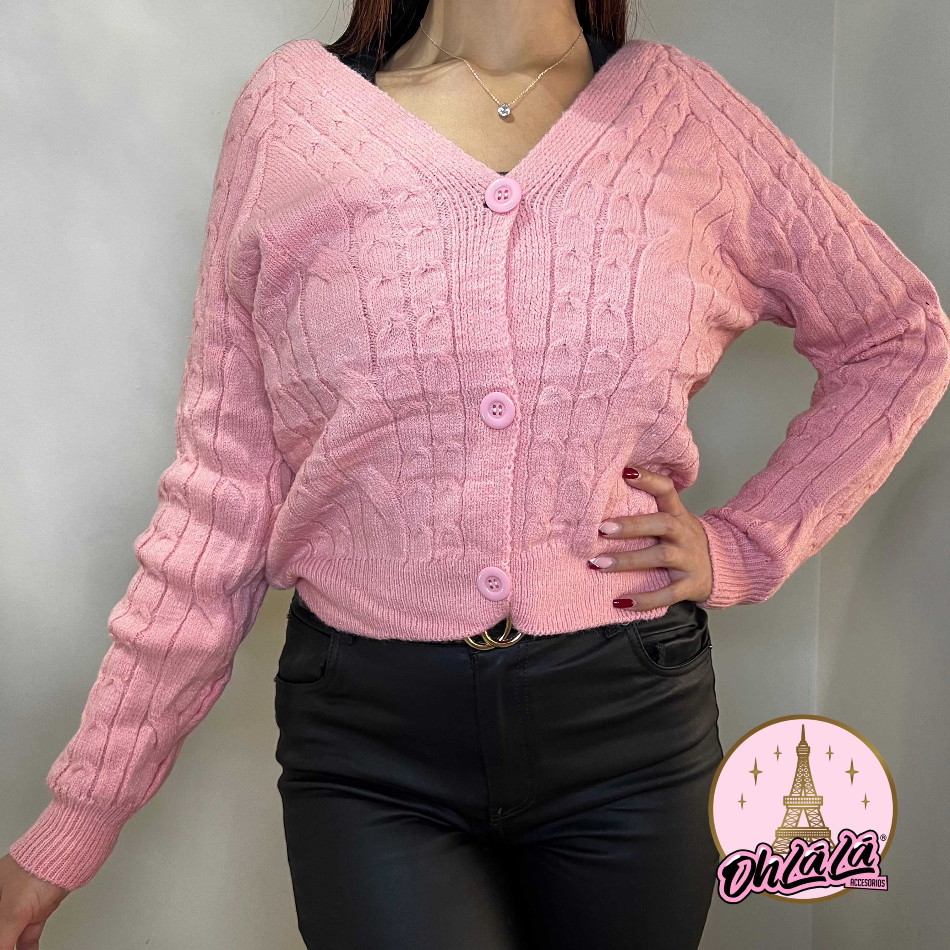Chaleco de Bebé Niña Rosado