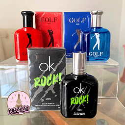 Set perfumes red/blue/ ok rock - men 