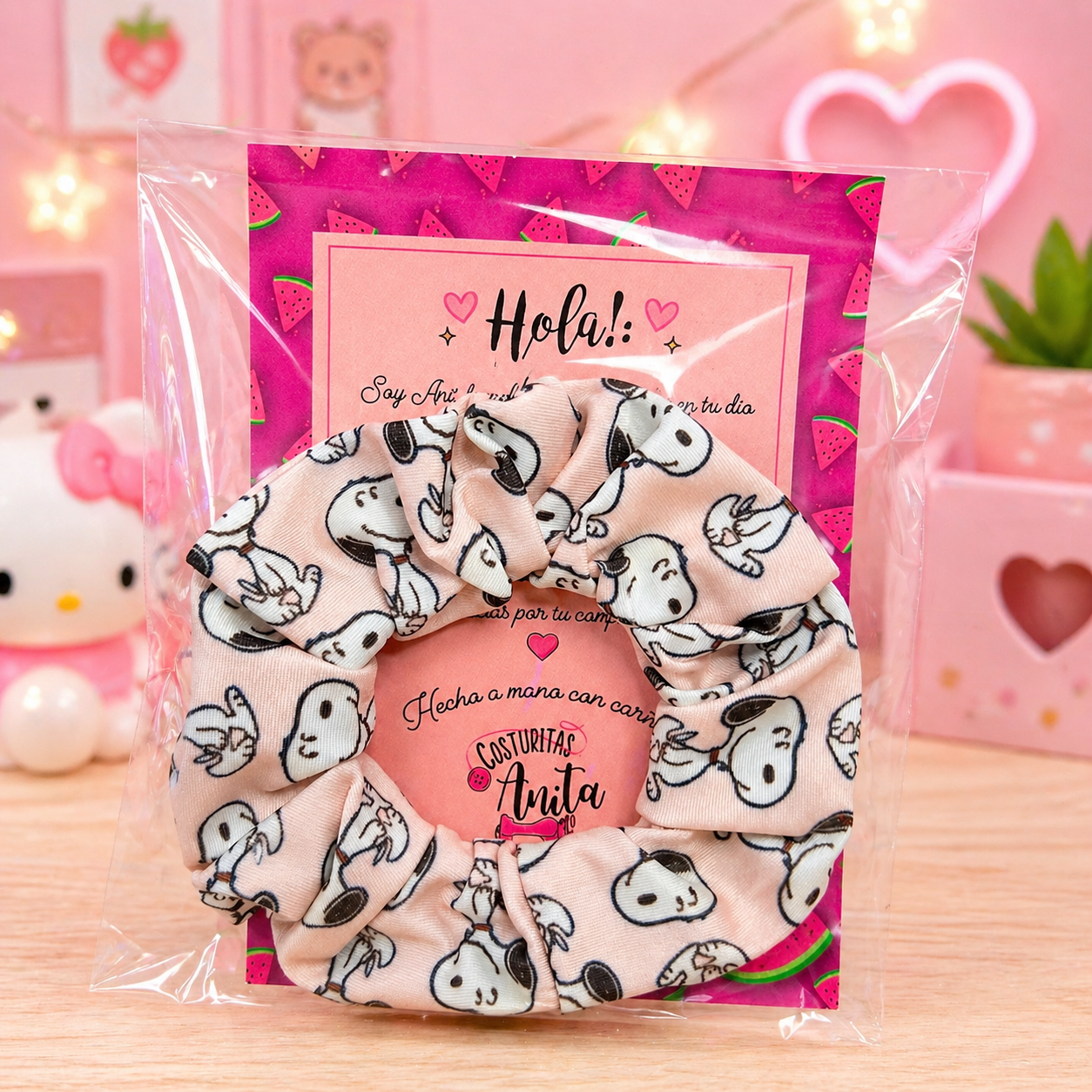 💕🥰  Scrunchie Snoopy 💕