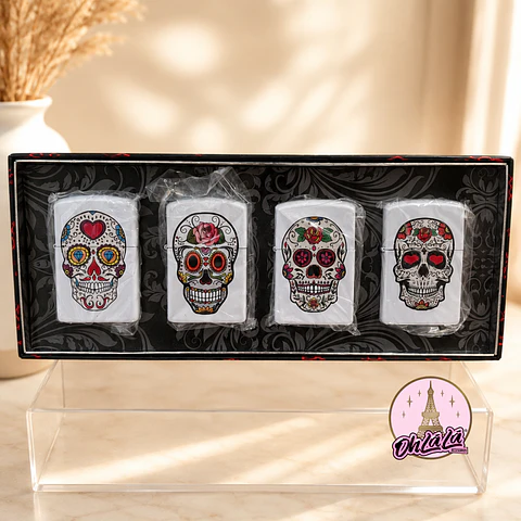 Set encendedor calavera 1  💀 