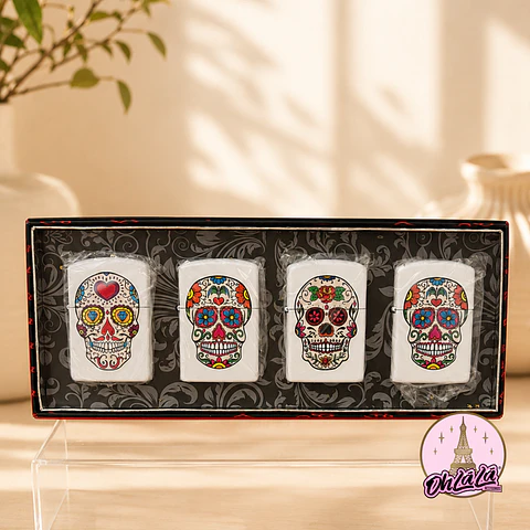 Set encendedores 3 calavera 💀 