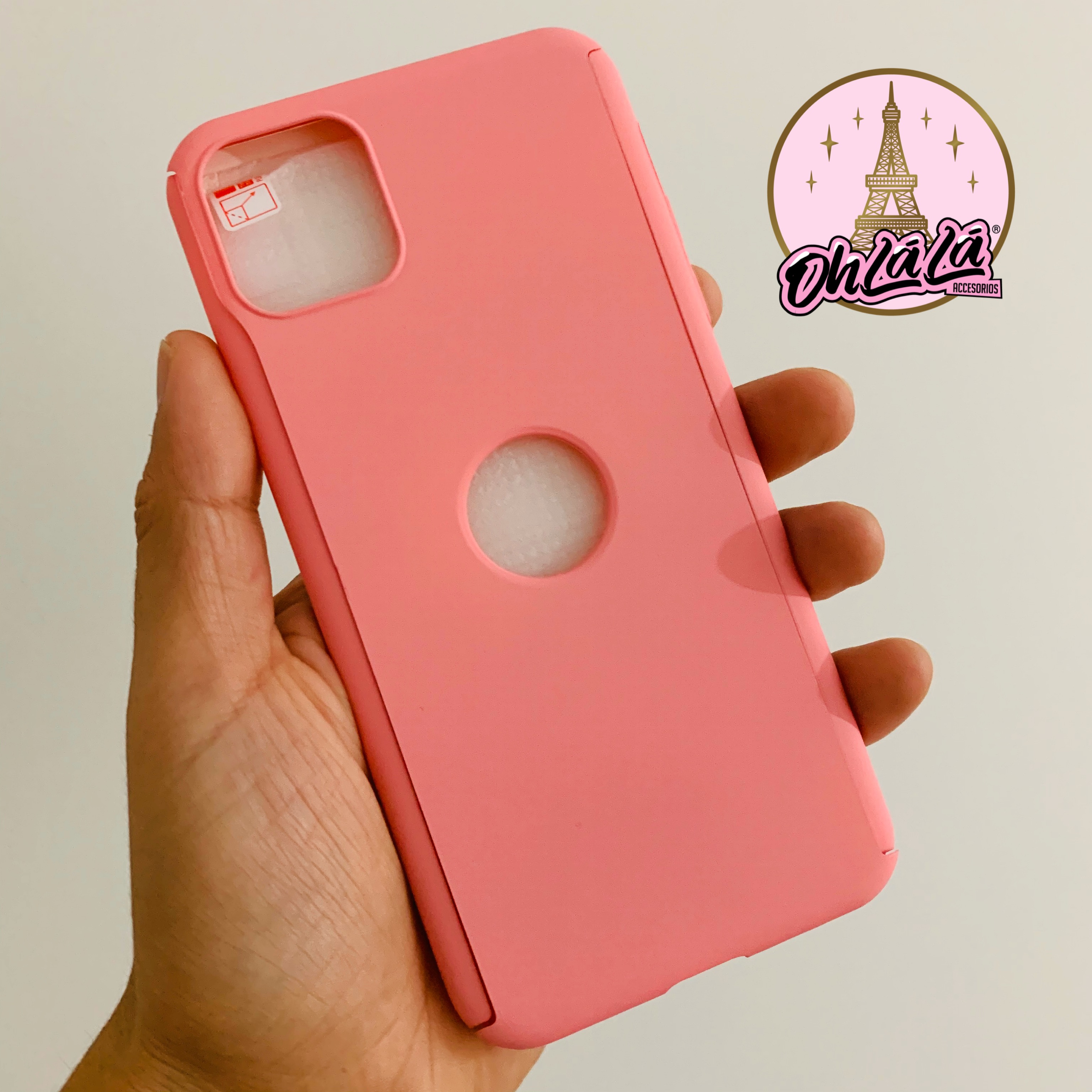 Carcasa 360 Rosada iPhone 11 Pro Max