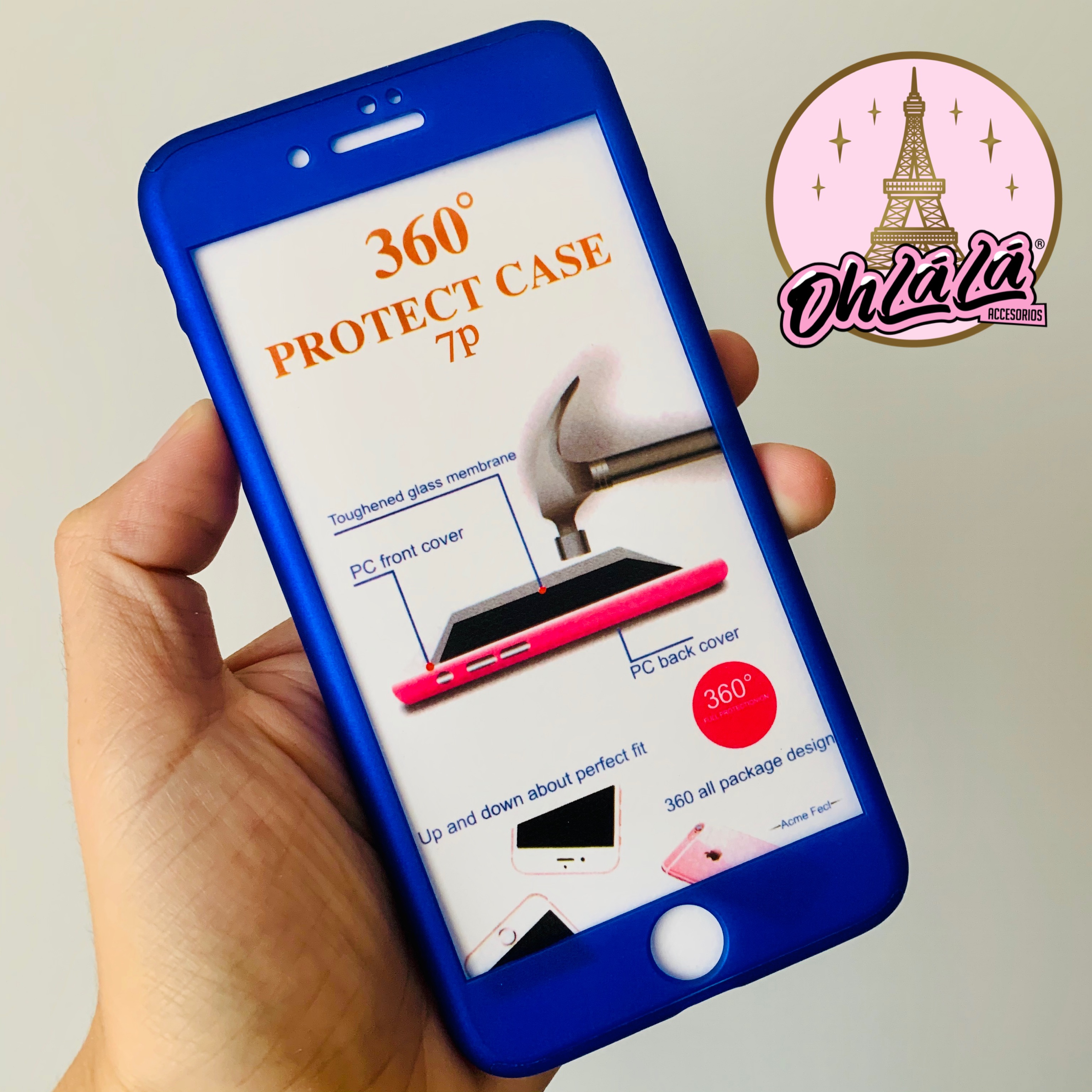 Carcasa 360 Azul 7 Plus