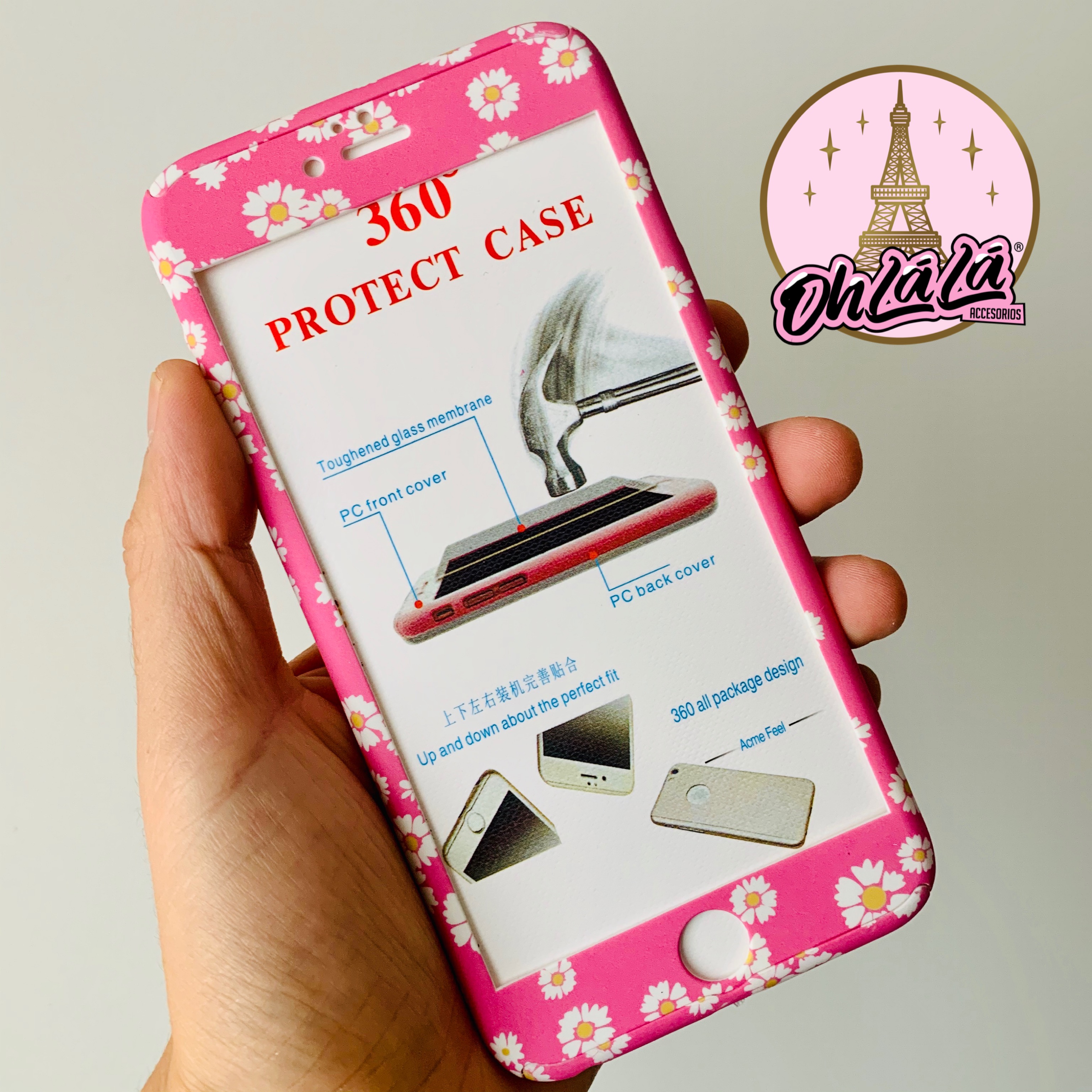 Carcasa 360 Flores 6 Plus/6s Plus