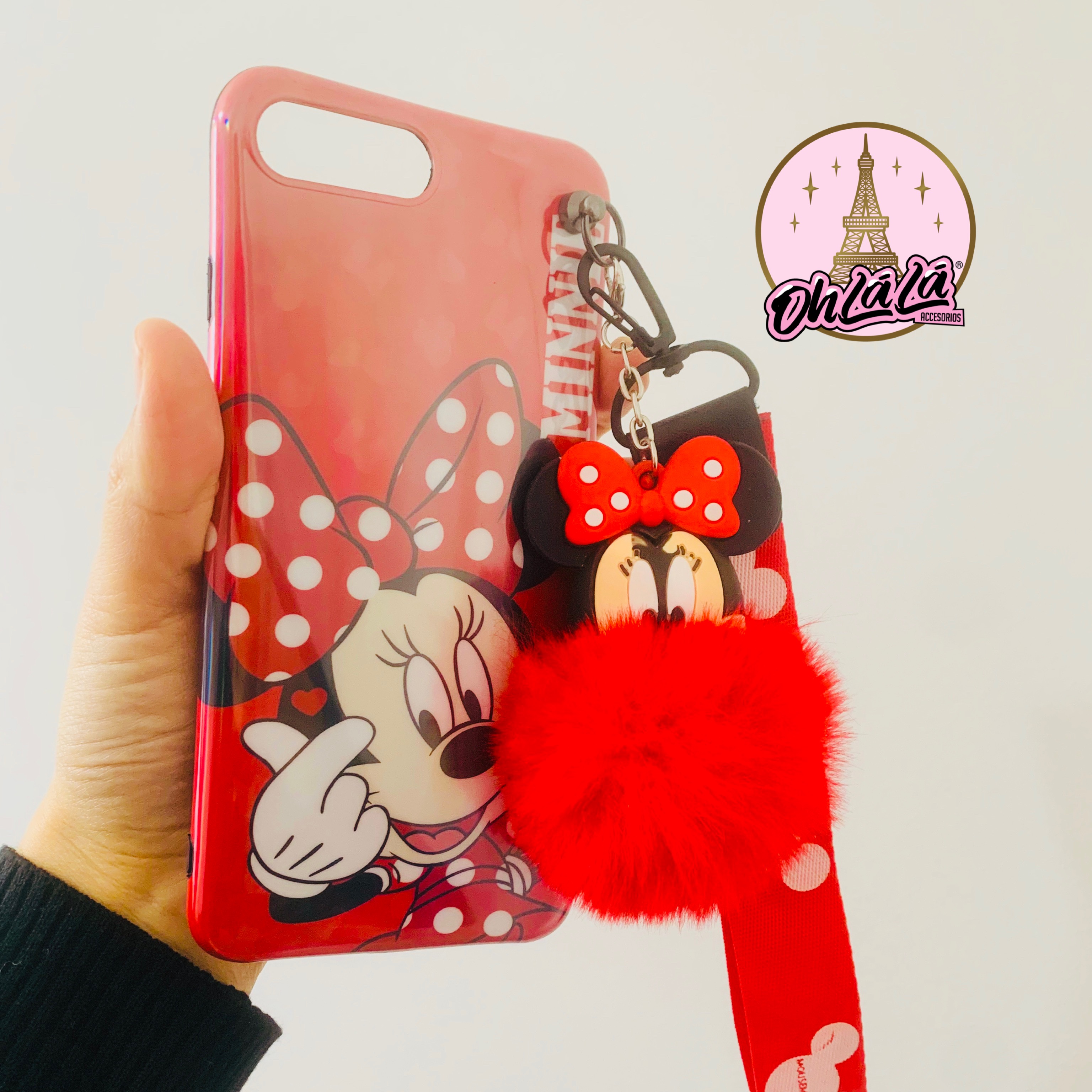 Carcasa minnie pompón