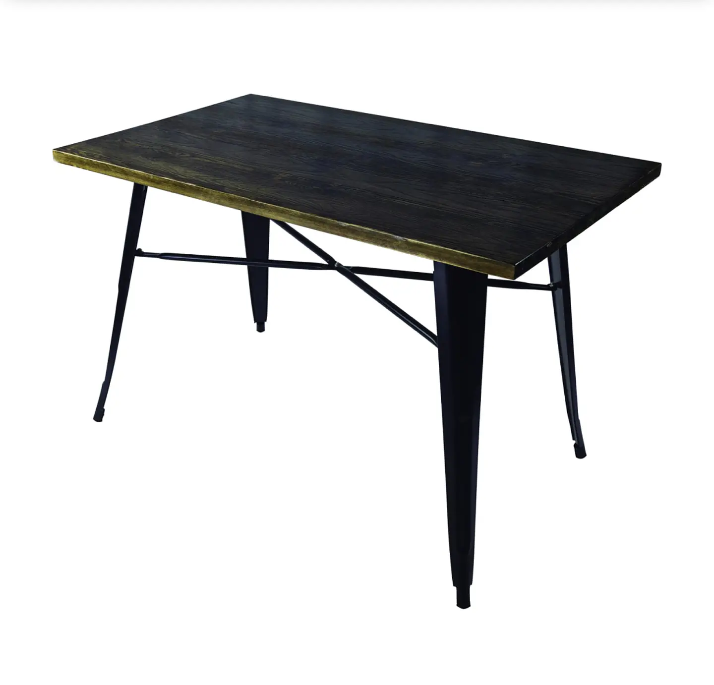 Mesa Tolix Rectangular Nogal 140x90cm 3