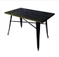 Mesa Tolix Rectangular Nogal 140x90cm - Miniatura 3