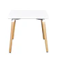Set Juego de Comedor Mesa Cuadrada Blanco + 2 Sillas Eames Clásicas Blanco - Miniatura 3
