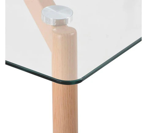 Mesa de centro Brook de vidrio 110x60x45cm