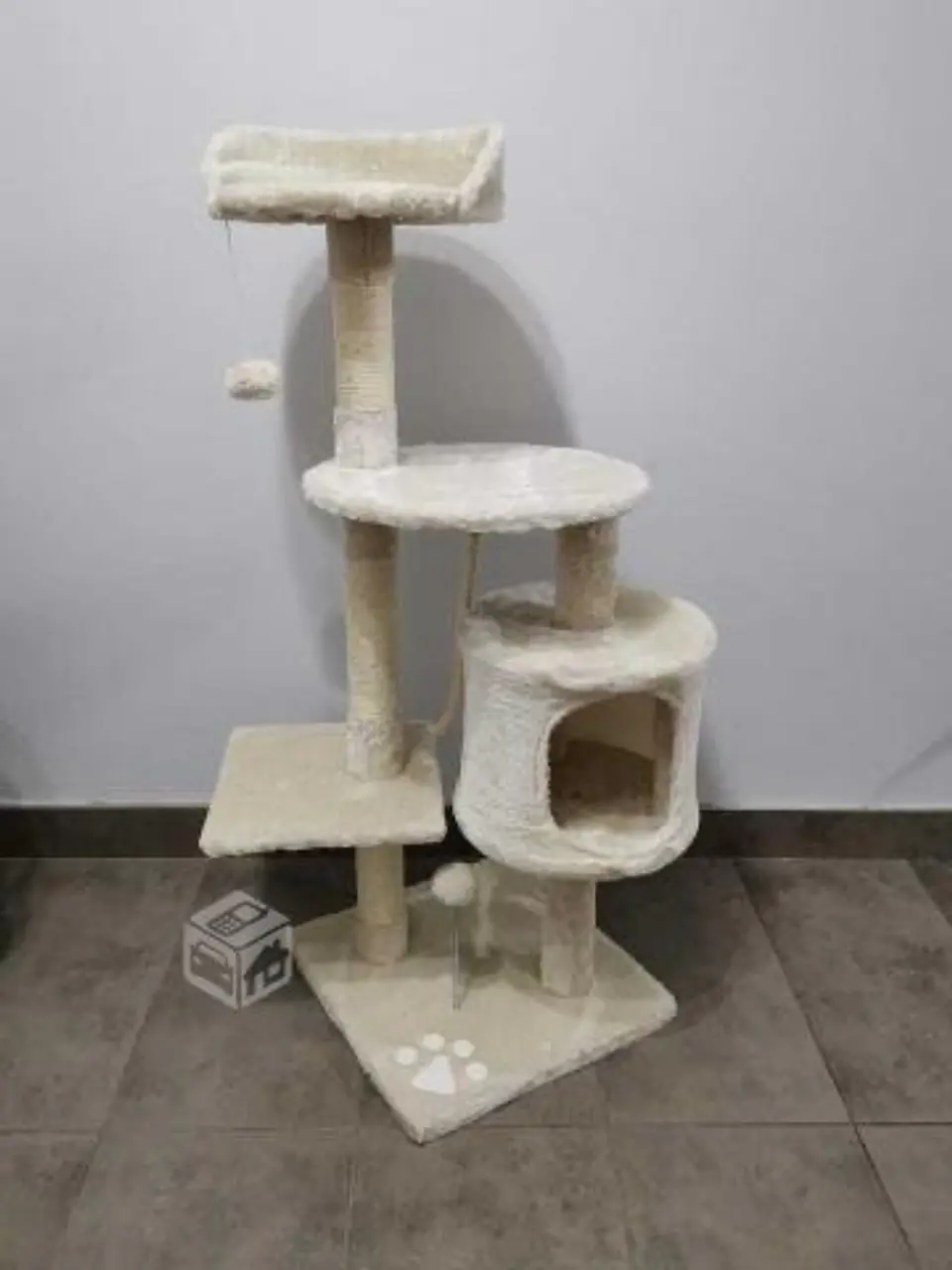 Árbol de juego para gatos Beige (Pequeño) 2