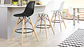 Taburete Eames Negro 69cm - Miniatura 6