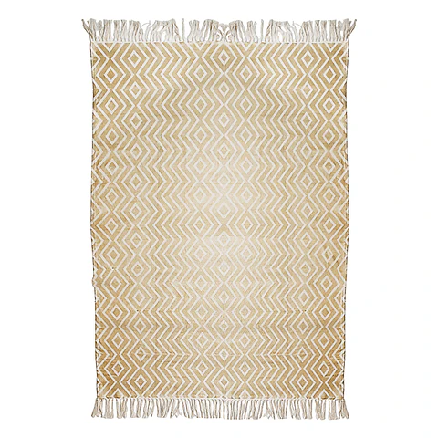 Alfombra Kelim Cotton Gold 160x230 Cm 
