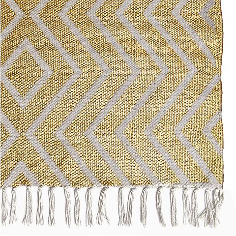 Alfombra Kelim Cotton Gold 160x230 Cm 
