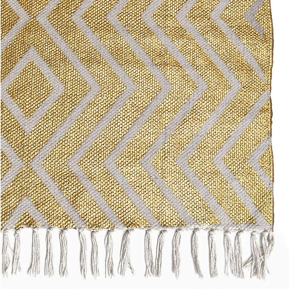 Alfombra Kelim Cotton Gold 160x230 Cm  2