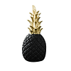 Piña Decorativa Negro- Dorado