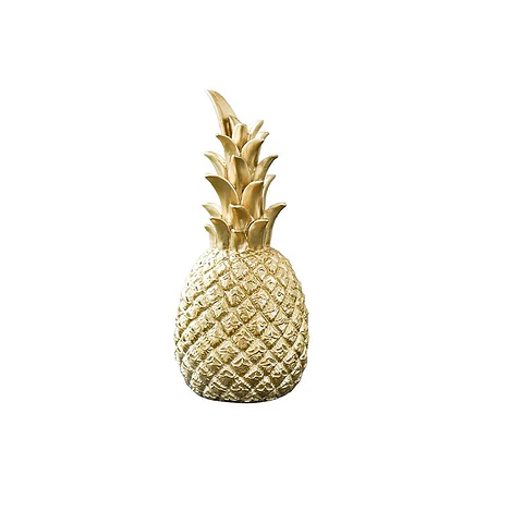 Piña Decorativa Dorada