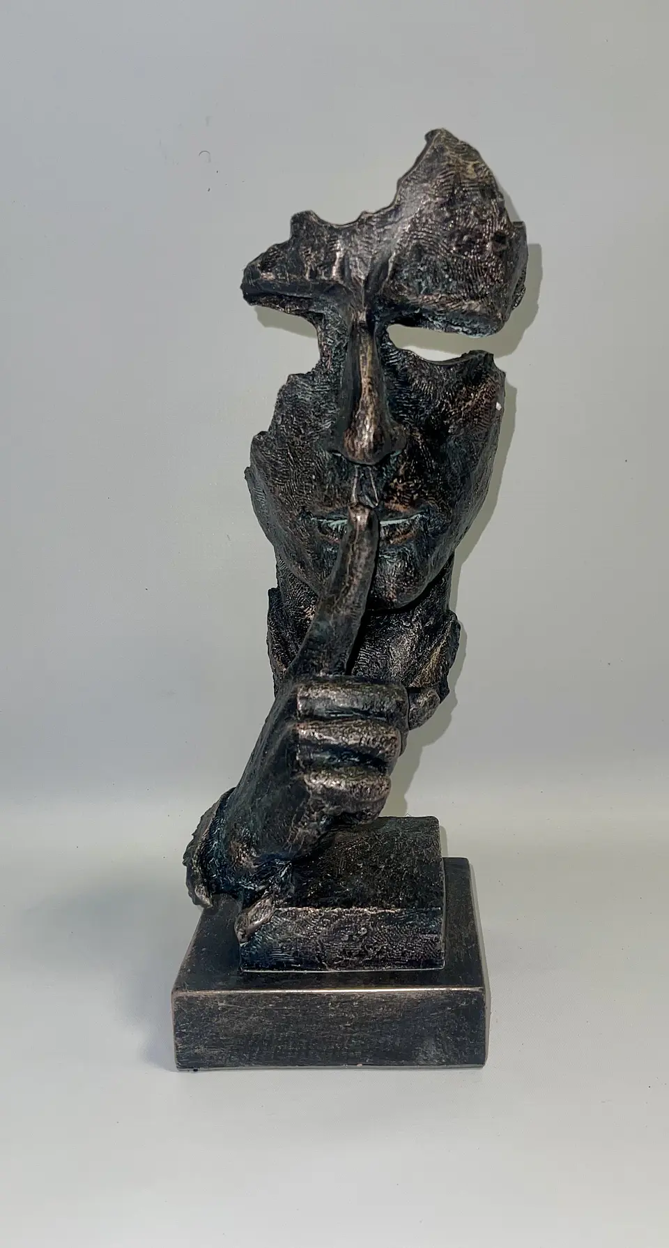 Estatua Mascara Gladiador 12,5x12x31cm 1
