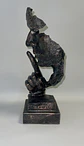 Estatua Mascara Gladiador 12,5x12x31cm - Miniatura 5