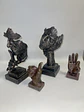Estatua Mascara Gladiador 12,5x12x31cm - Miniatura 6