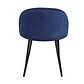 Silla Velvet Respaldo Liso Base Negro  - Miniatura 6