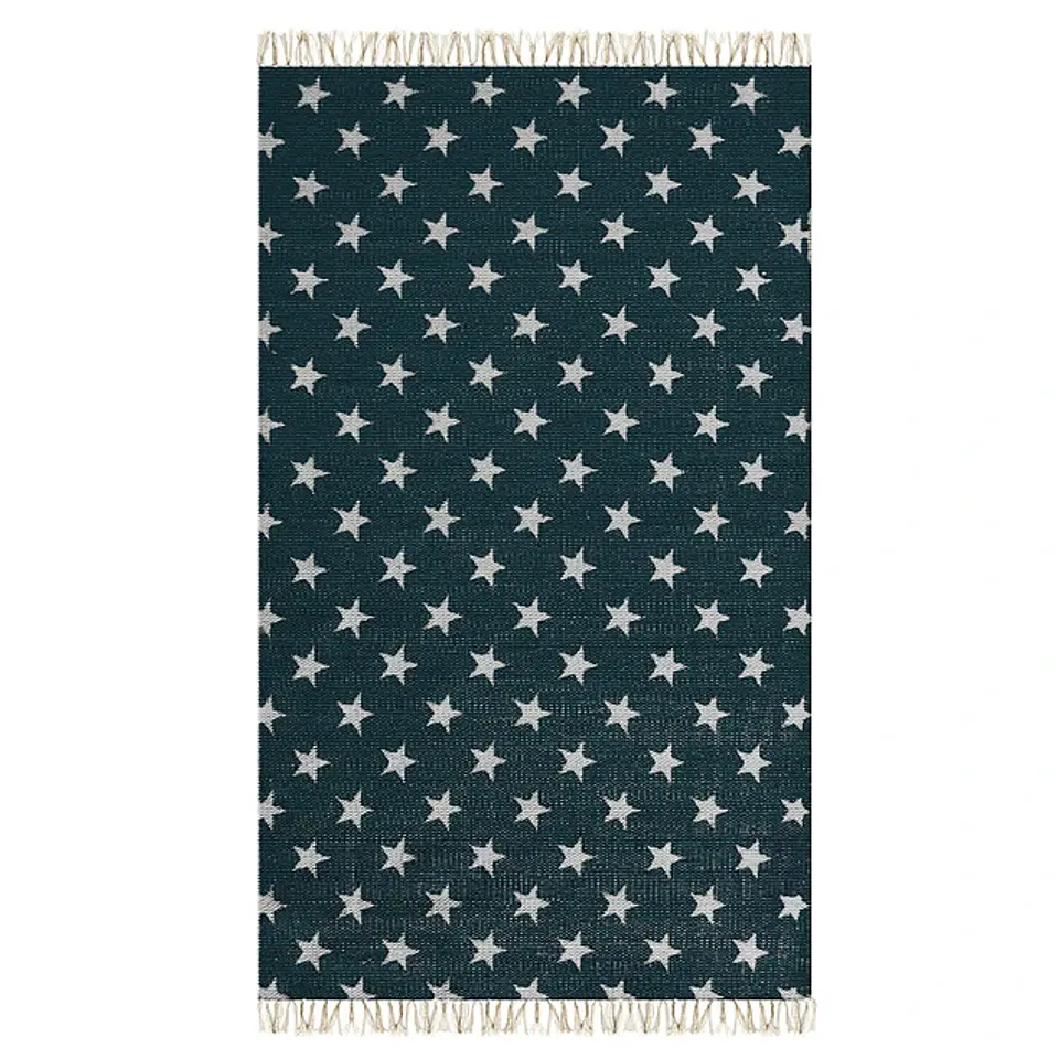 Alfombra Cotton 60x110cm Star Deep Blue  1