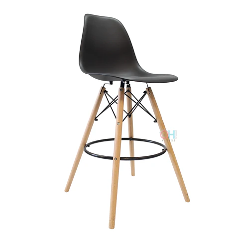 Taburete Eames Negro 69cm
