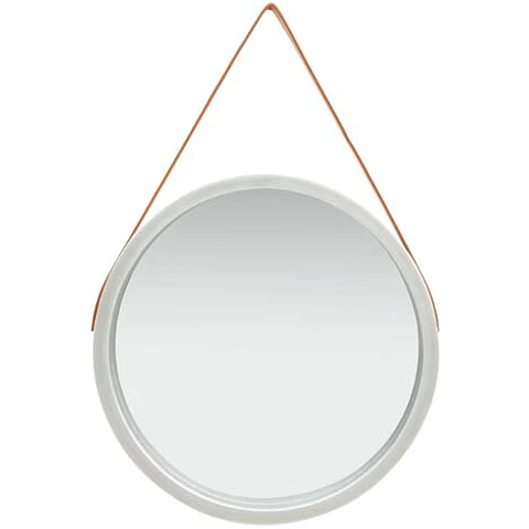 Espejo Redondo Voyage 50cm Diámetro Blanco