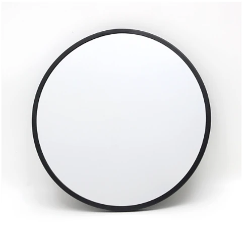 Espejo Redondo Esparta 65cm Diámetro Negro 