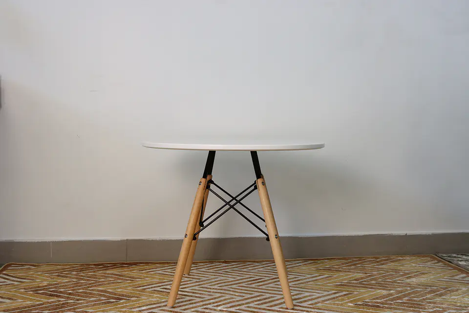 Mesa Redonda Infantil para Niños - Estilo Eames 60cm 4