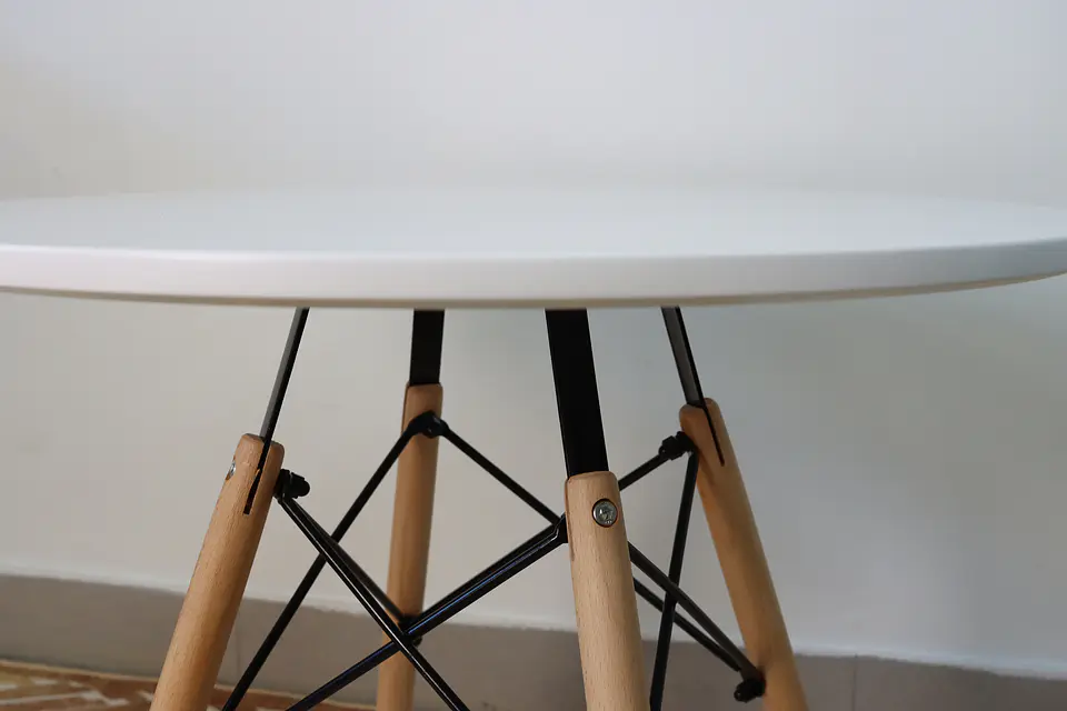 Mesa Redonda Infantil para Niños - Estilo Eames 60cm 5