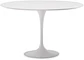 Set de Comedor Mesa Tulip Redonda 100cm Blanca + 4 Sillas Wishbone Natural  - Miniatura 7