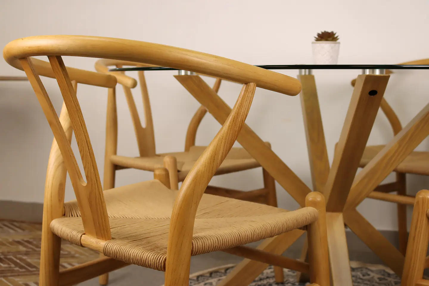 Mesa Ohmioh Redonda de Vidrio - (100cm, 120cm) 5