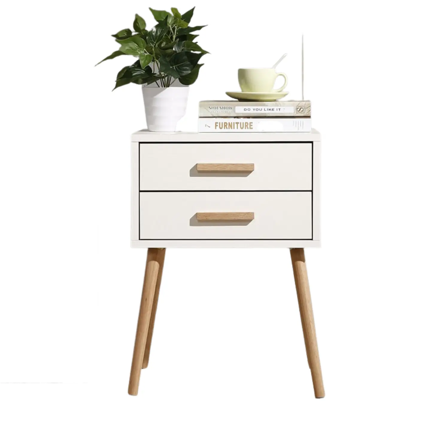 Velador Doble Eames Blanco 1