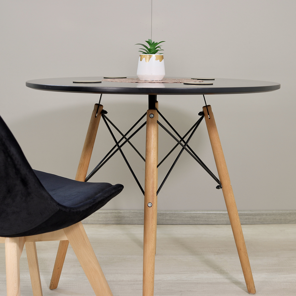 Silla Eames Tulip Velvet Acolchada 6