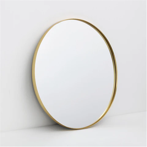 Espejo Redondo Dorado Heritage 65cm