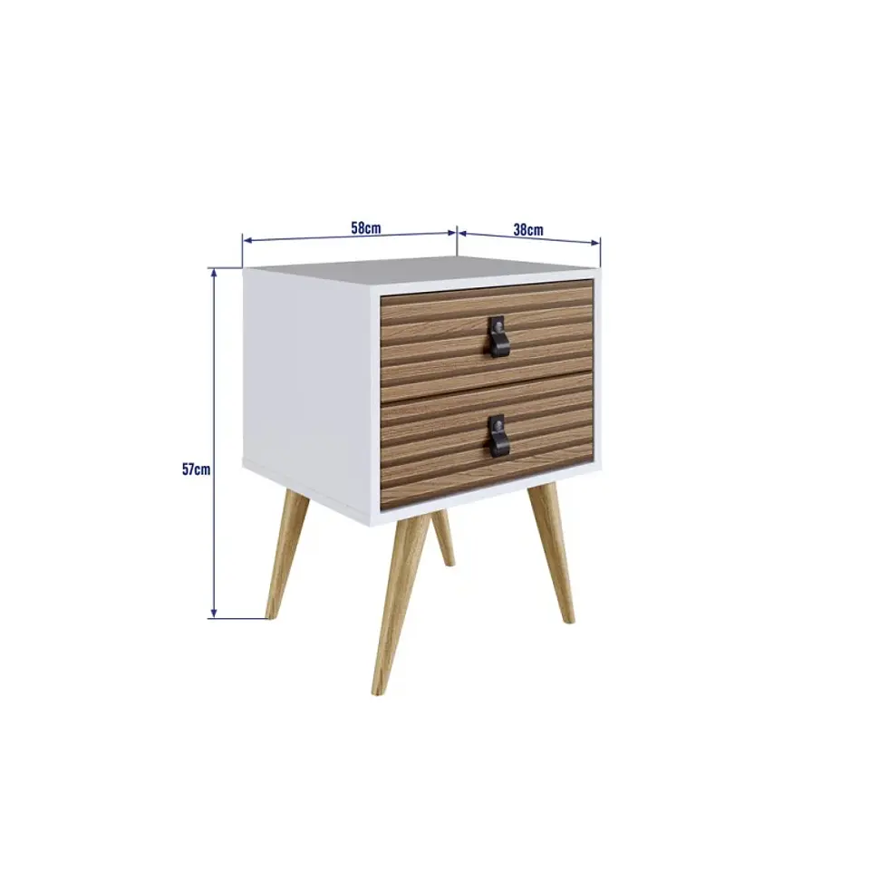 Velador Blanco Heritage Doble 4