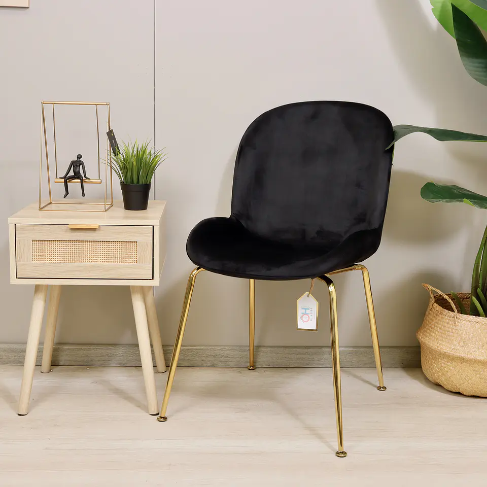 Pack de 2 Sillas Berta Velvet Base Dorada 9
