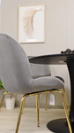 Pack de 2 Sillas Berta Velvet Base Dorada - Miniatura 7