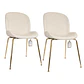 Pack de 2 Sillas Berta Velvet Base Dorada - Miniatura 11