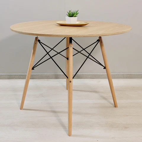 Mesa Eames Redonda 100cm de Diámetro