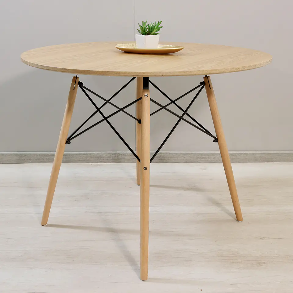 Mesa Eames Redonda 100cm de Diámetro 1