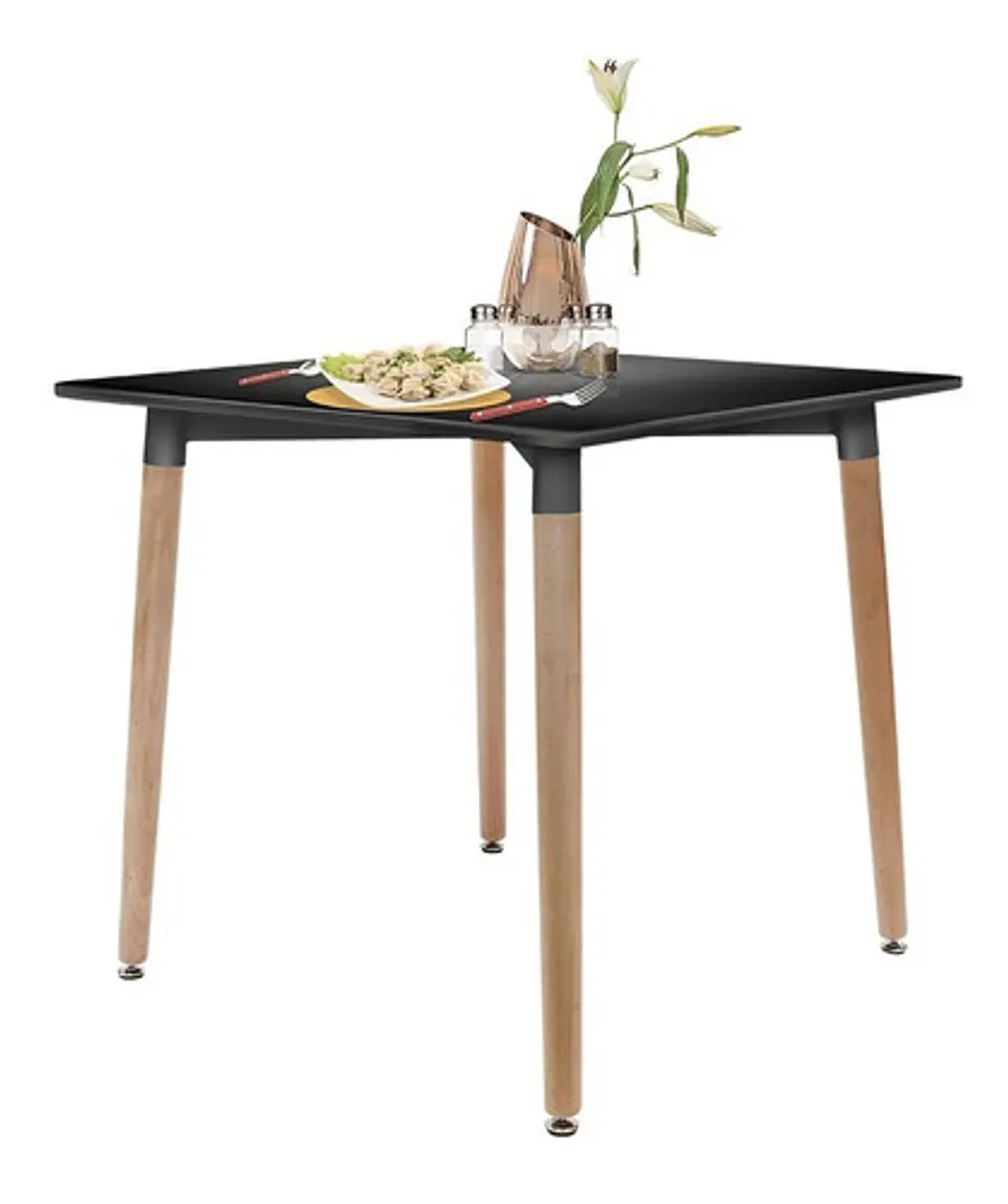 Mesa Eames Cuadrada 80x80x75cm 6