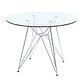 Mesa Eames Redonda Steel de Vidrio - (80cm, 100cm) - Miniatura 1