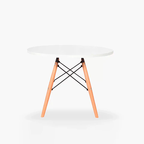 Mesa Redonda Infantil para Niños - Estilo Eames 60cm