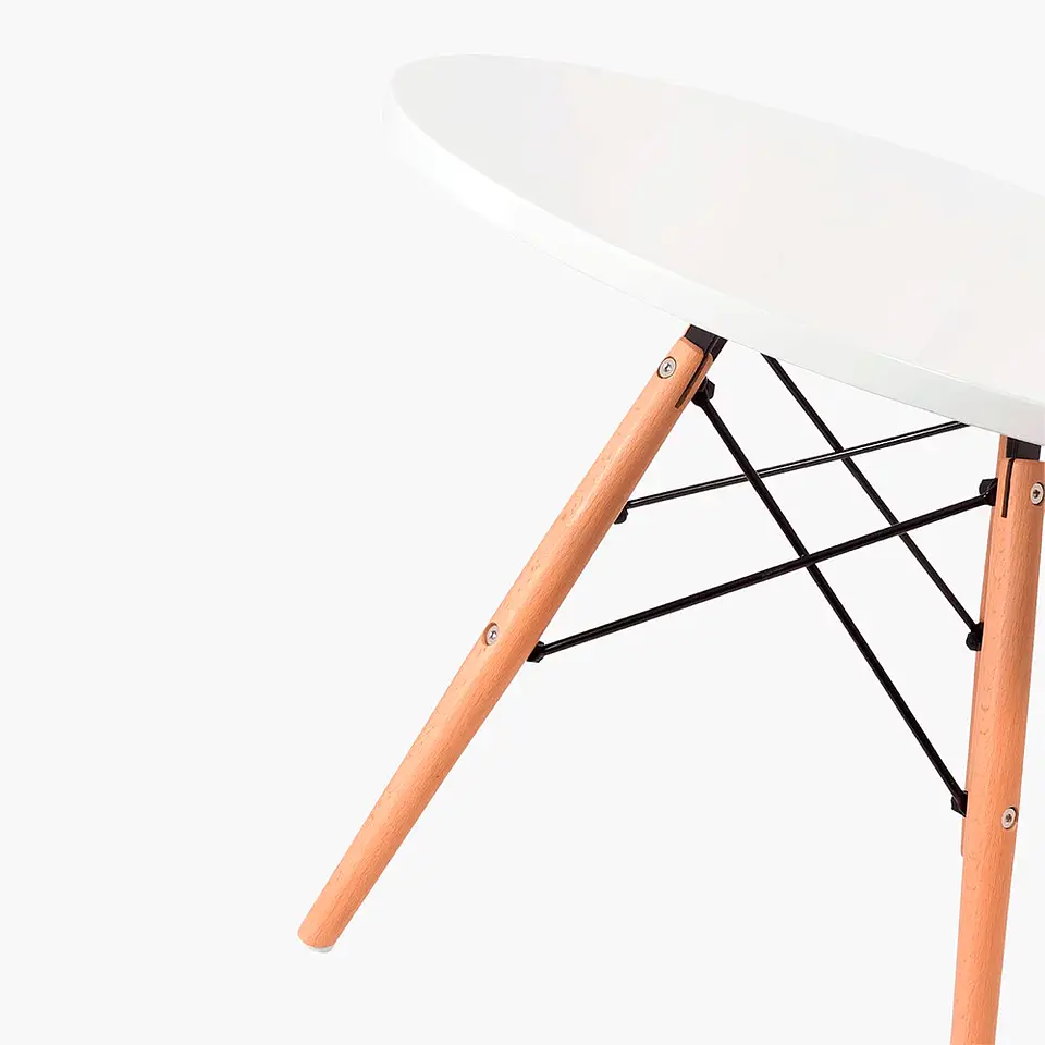 Mesa Redonda Infantil para Niños - Estilo Eames 60cm 8