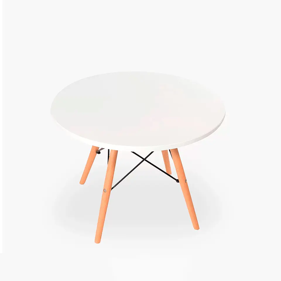 Mesa Redonda Infantil para Niños - Estilo Eames 60cm 1