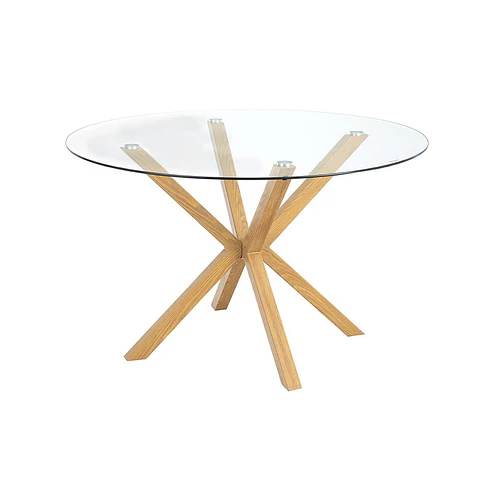 Mesa Ohmioh Redonda de Vidrio - (100cm, 120cm)